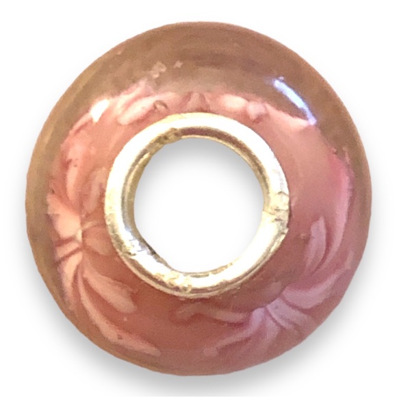 Lamp work glass bead charm - Picture 2 of 3